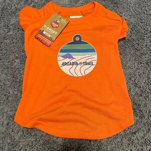 NWT Arcadia trail orange medium dog tshirt